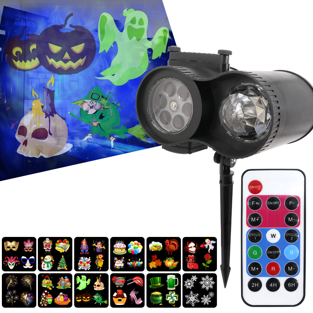 [Copy]🎃Turn Your Home into a Spooky Halloween Wonderland | 12 in 1 Halloween Projector Lights Outdoor 2026 Upgrade 3D Dynamic Window Indoor Decorations