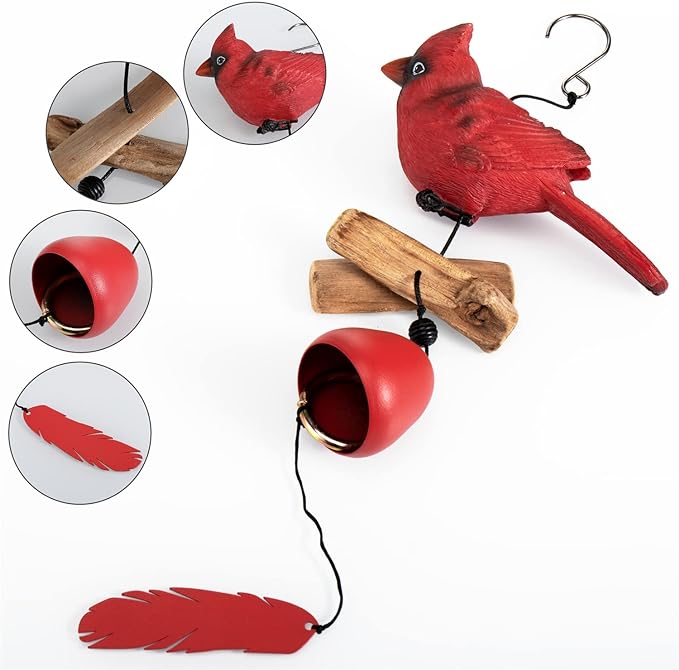Resin Wind Chime, for Outside Yard and Garden Decoration | Hand-painted art