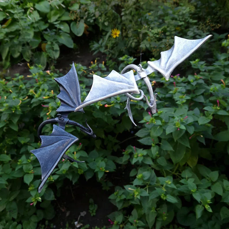 Iron Flying Dragon, Summer Garden Hanging Decoration, Suitable for Both Indoor and Outdoor