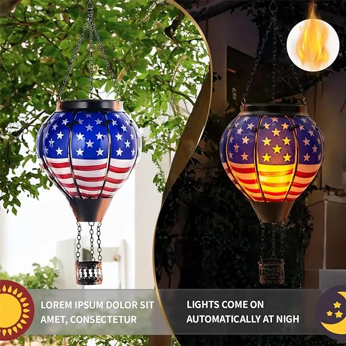 Solar hot air balloon lantern (American model)