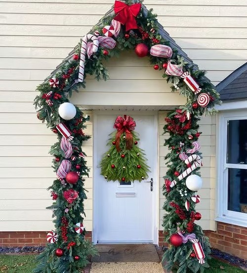 🎄Christmas Tree Wreath for Front Door