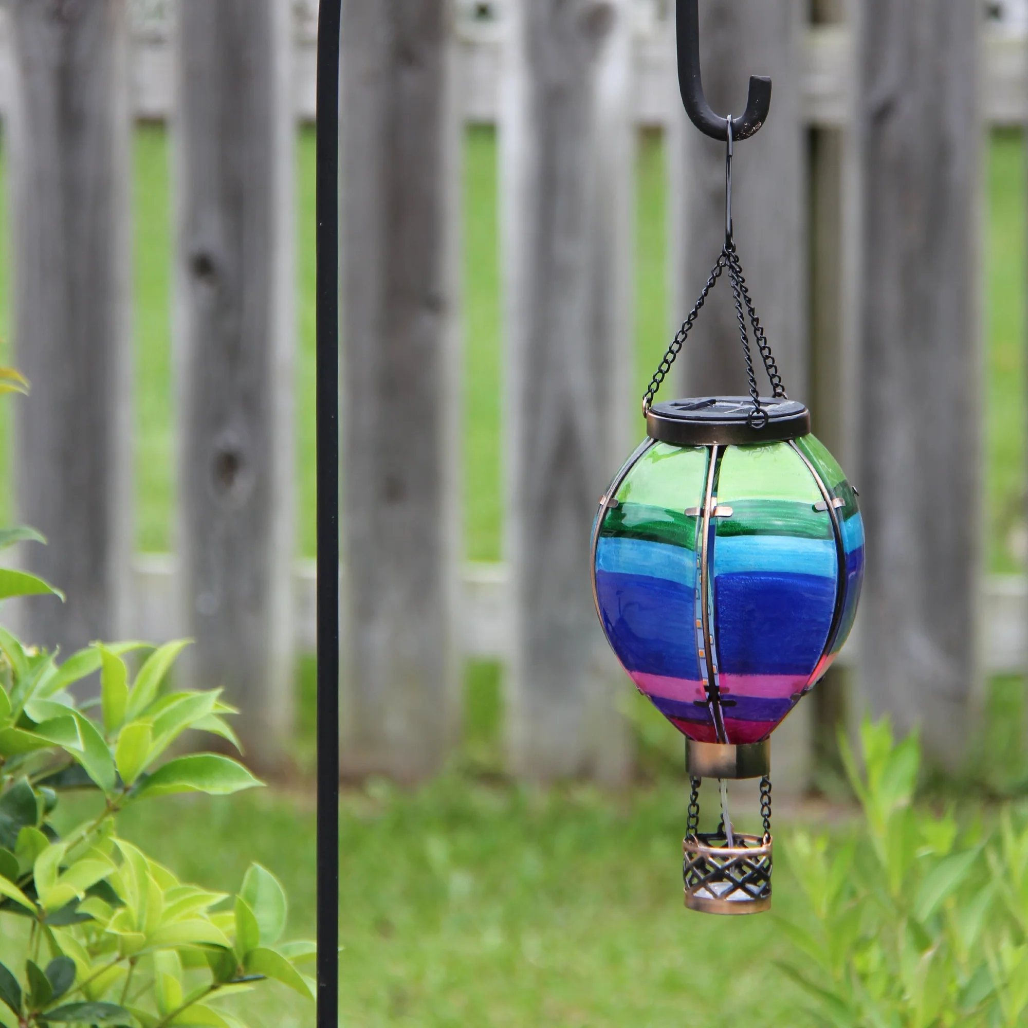 Solar Hot Air Balloon Lantern - Stripes