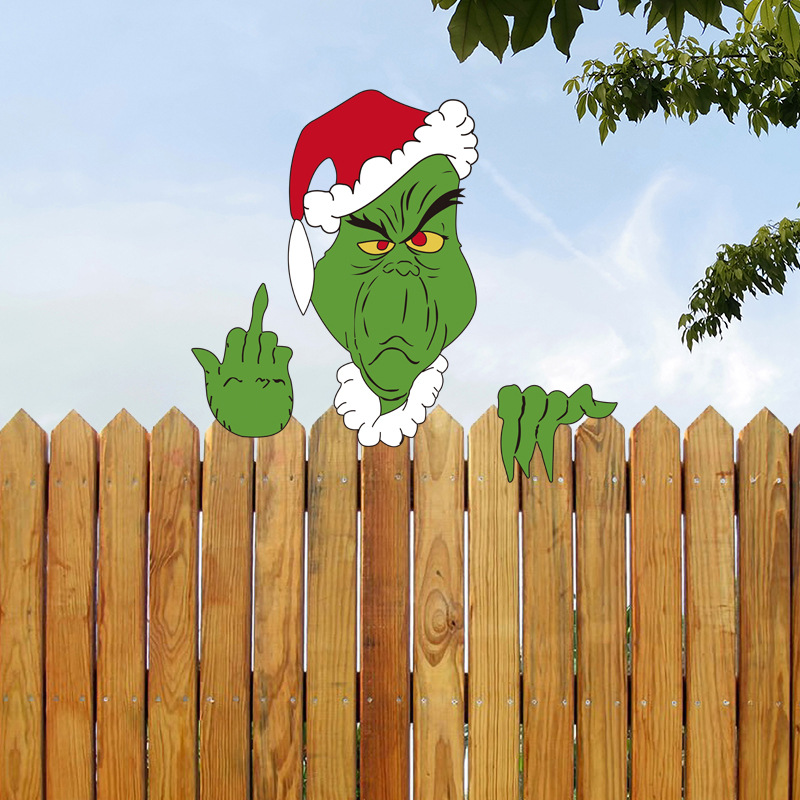 Garden Christmas Decoration Plaque