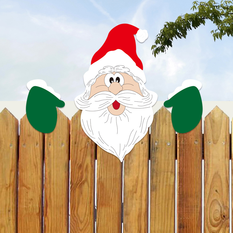 Garden Christmas Decoration Plaque