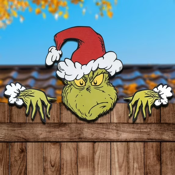 Garden Christmas Decoration Plaque