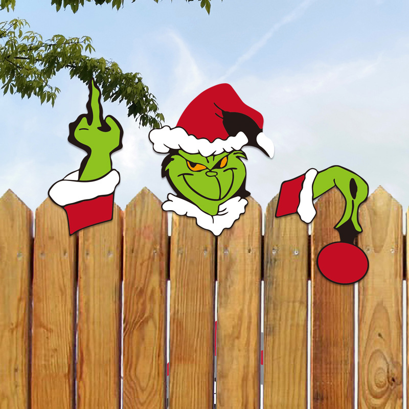Garden Christmas Decoration Plaque