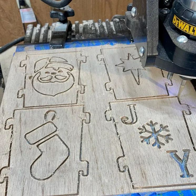 Solid wood Christmas lantern