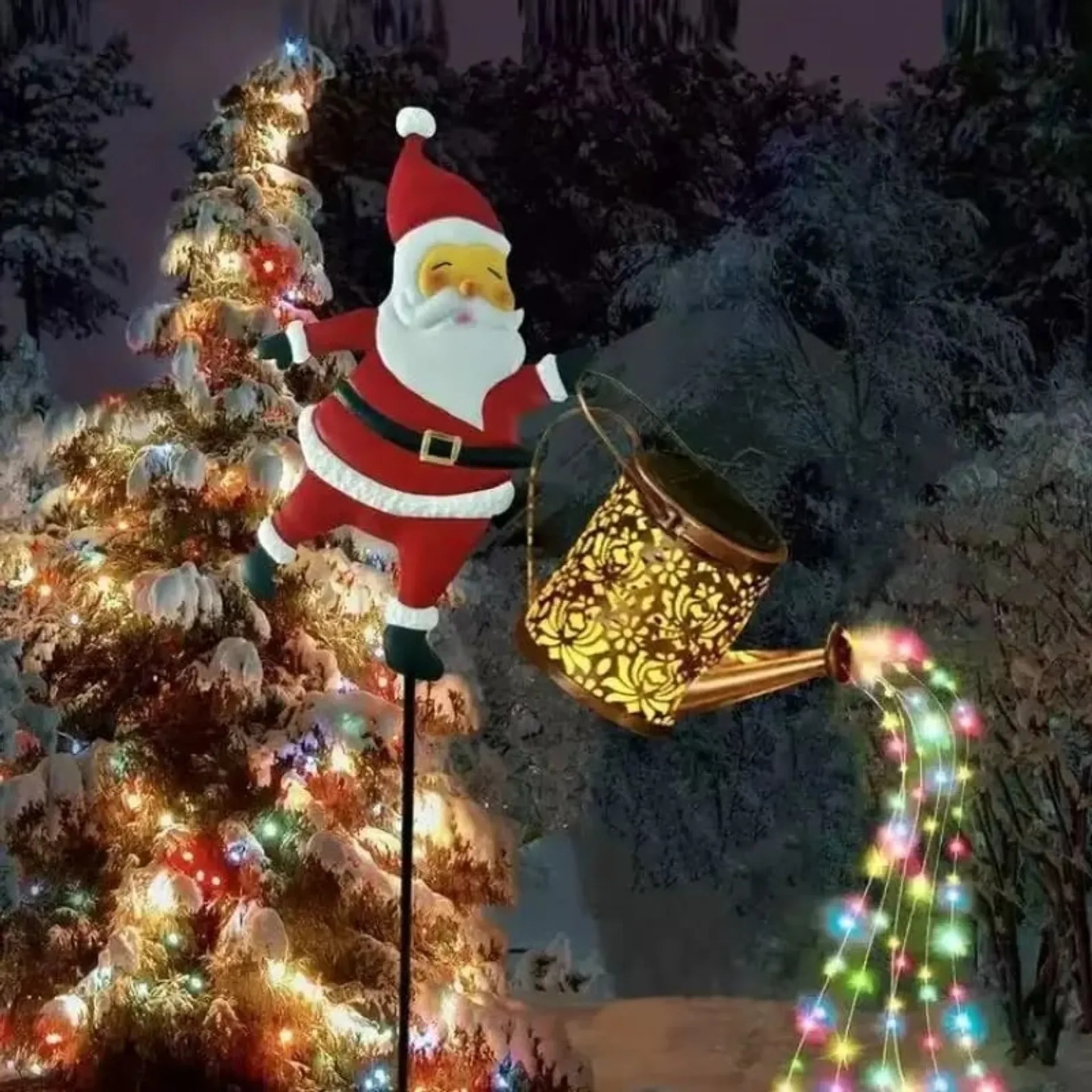 🎄Christmas Early Bird Sale – 🎅Christmas Solar Kettle Lights Garden Lawn Decorative Lights