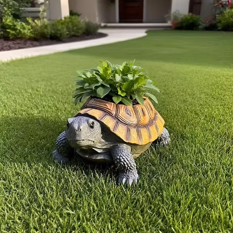 Creative Turtle Resin Planter🐢