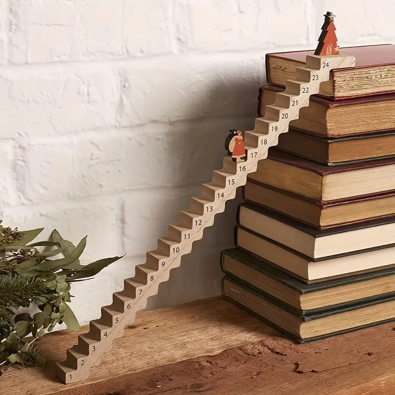 🎅🎄Funny Santa Stairs Countdown Calendar,Advent Countdown
