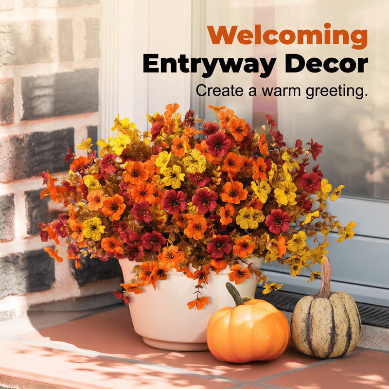 🔥Last Day 70% OFF - 🍁UV-Resistant Artificial Daisy Flowers  for Fall Decor Halloween