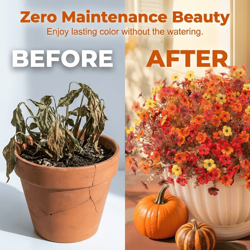 🔥Last Day 70% OFF - 🍁UV-Resistant Artificial Daisy Flowers  for Fall Decor Halloween