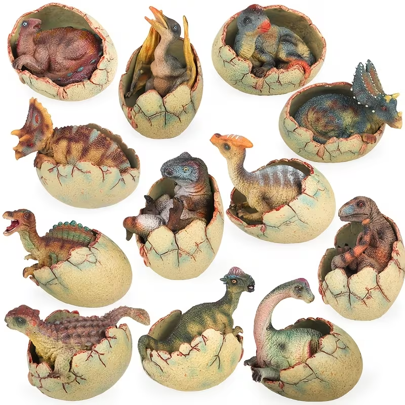 🦖Last day up to 49% OFF - 1 PC Broken Shell Dinosaur Egg Jurassic Sculpture Ornament - Home and Desktop Decoration Ornaments and Props