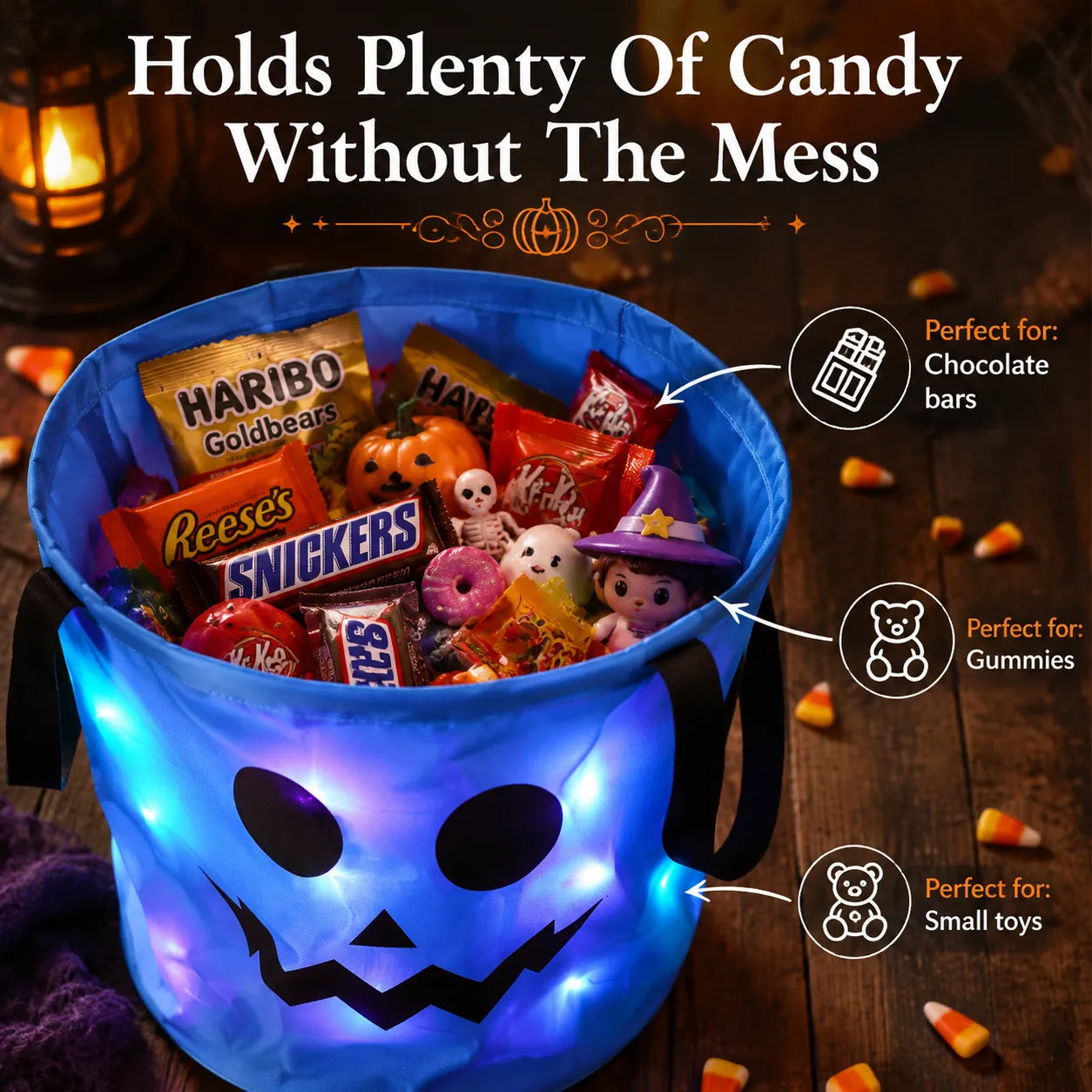 🔥LAST DAY 52% OFF🎃Reusable LED Halloween Treat Bags🎃