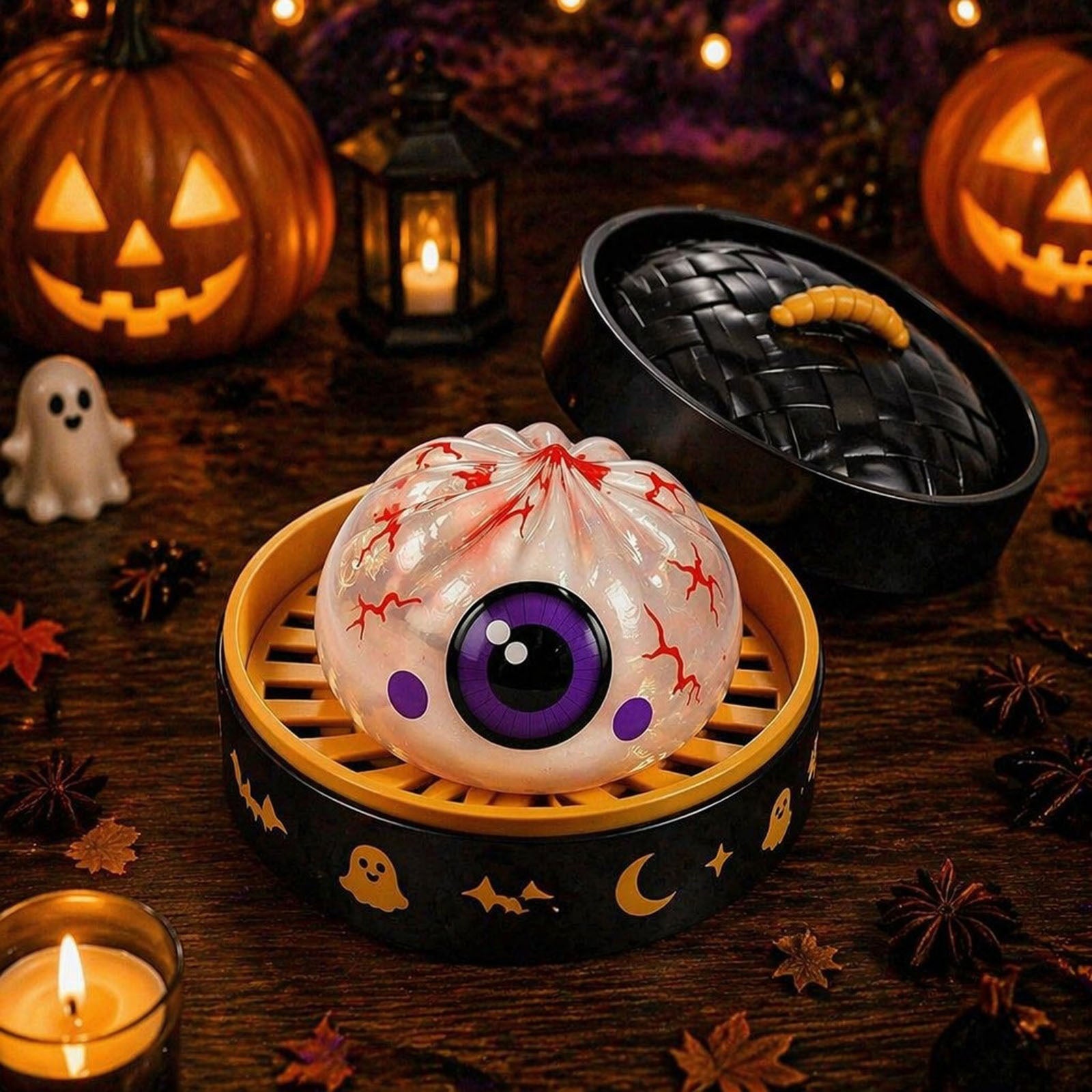 🔥Halloween Ghost Squishy Stress Relief Toy – Soft Squeeze Sensory Mochi Toy👻