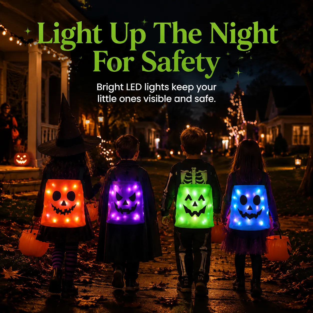 🔥LAST DAY 52% OFF🎃Reusable LED Halloween Treat Bags🎃