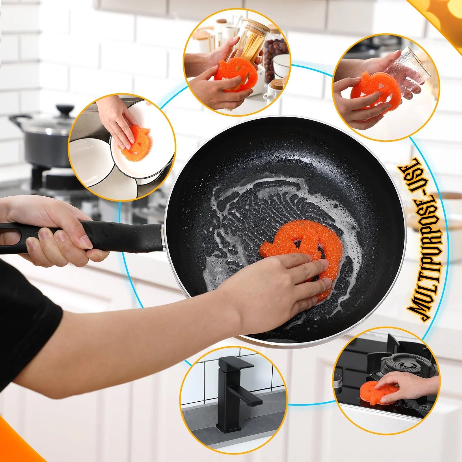 🔥Pcs Halloween Cleaning Sponges👻