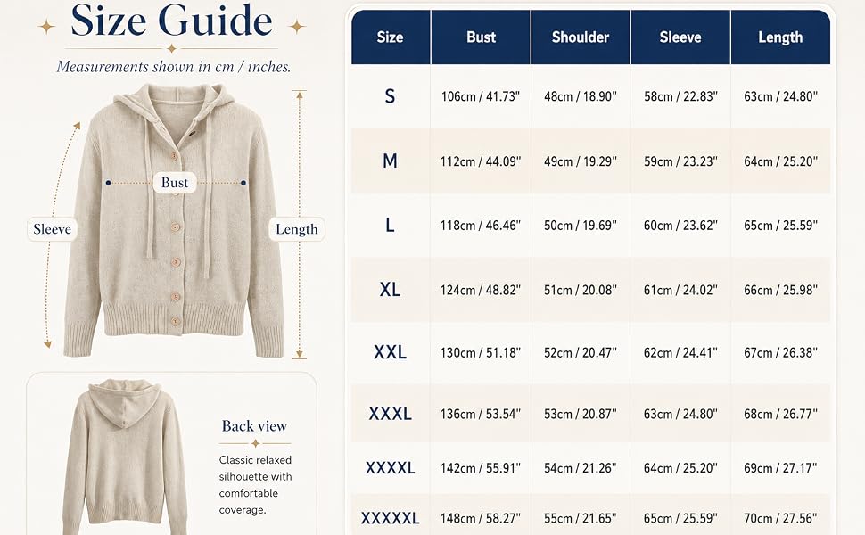 Cashmere Cardigan Sweaters for Women Plus Size Hooded Cardigan
