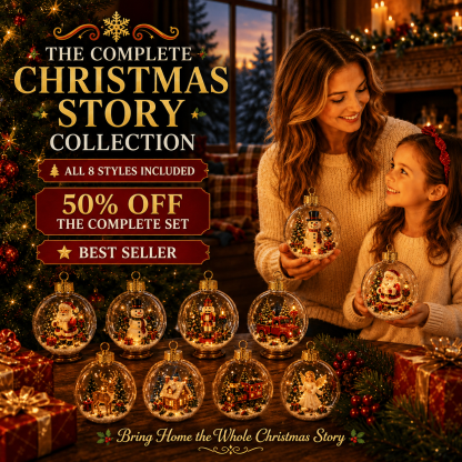 🎄 Glowing Christmas Story Ornament – Light-Up Mini Holiday Scene(📦Buy 3 Free Shipping)