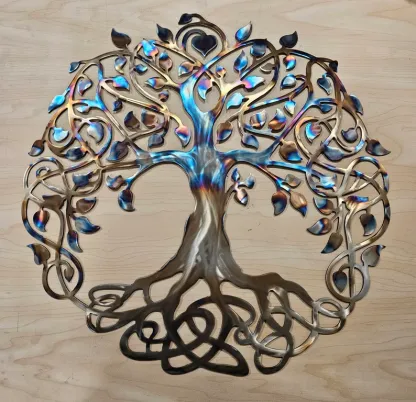 Tree sf Life Metal Wall Art  Infinity Tree of Life