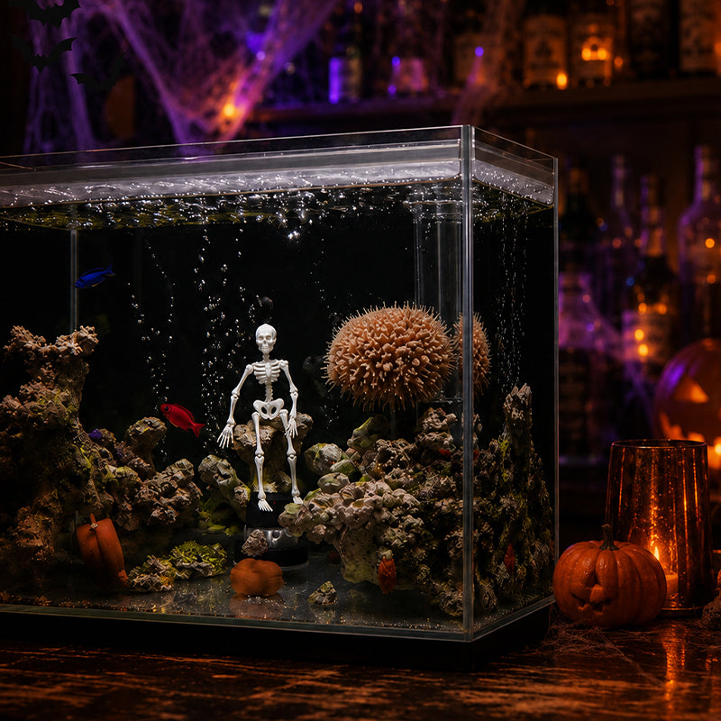 Halloween Dynamic Skeleton Fish Tank Ornament
