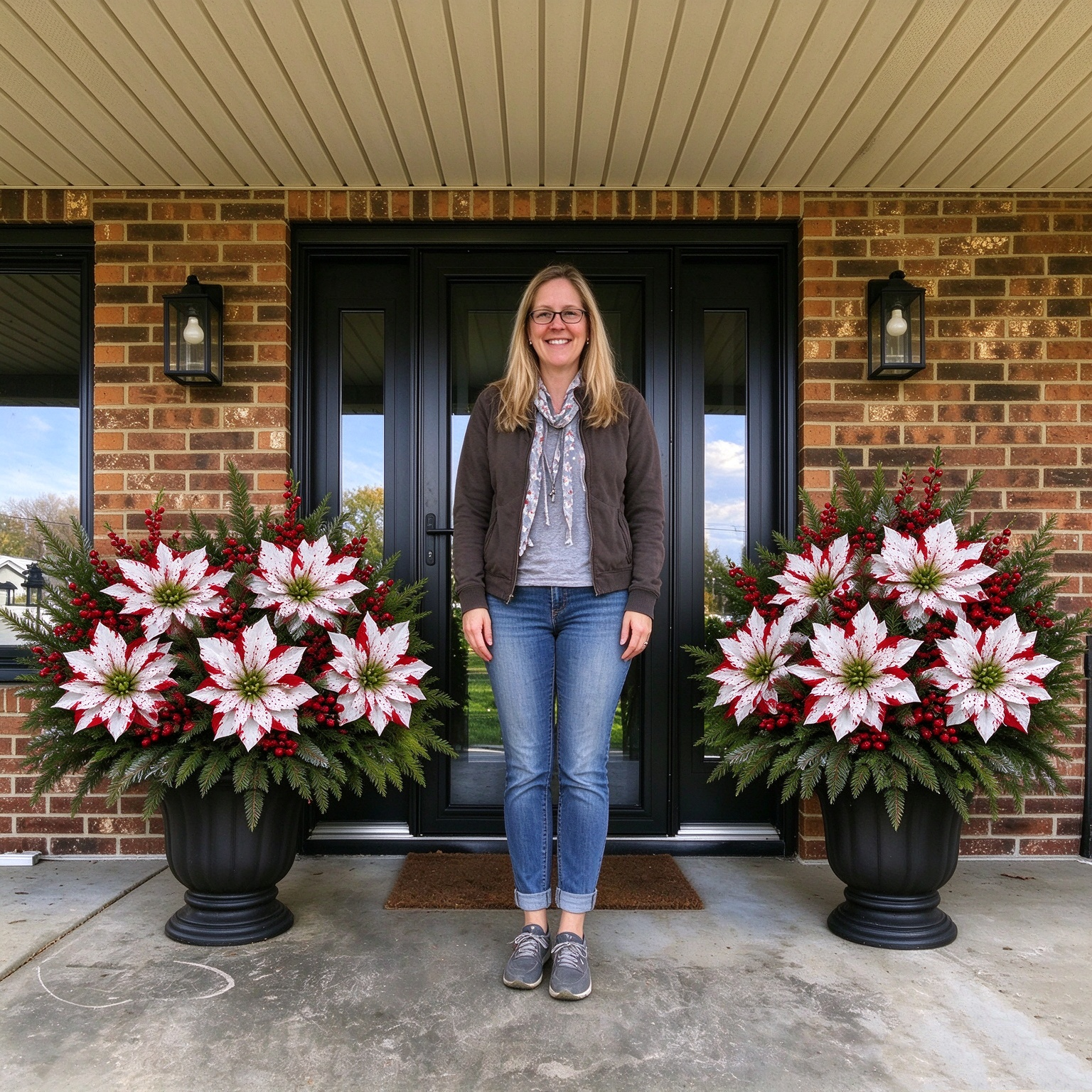 🔥 Best Seller | LAST DAY 50% OFF ☃Christmas Poinsettia Planter Inserts, In Stock