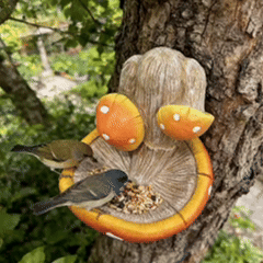 Mushroom Tree‑Mount Bird Feeder 🍄🐦