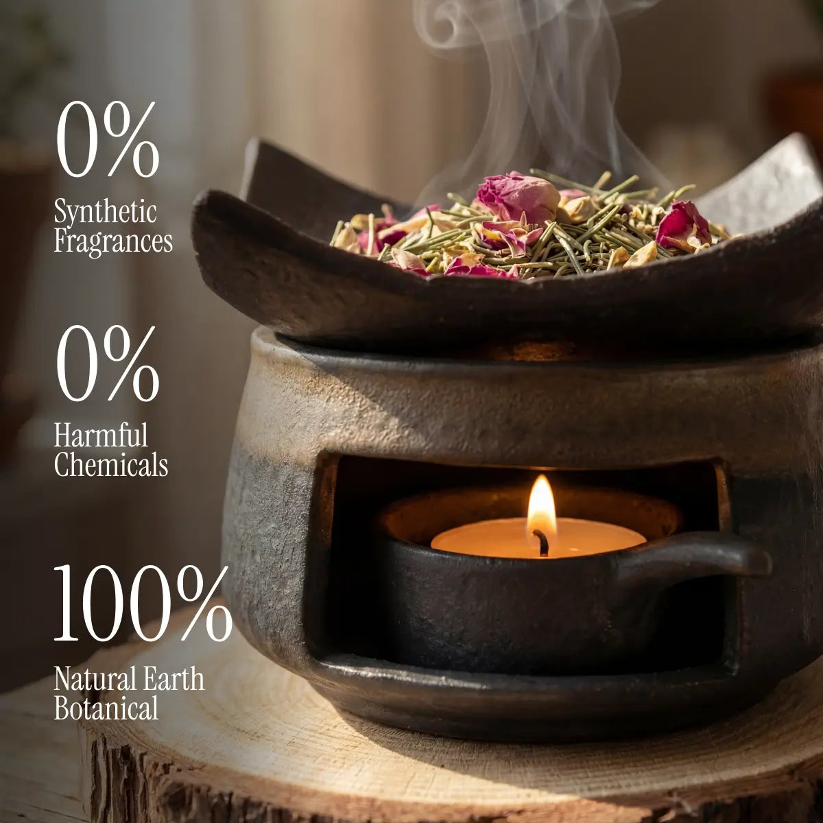 Natural Herbal Candle Aroma Burner
