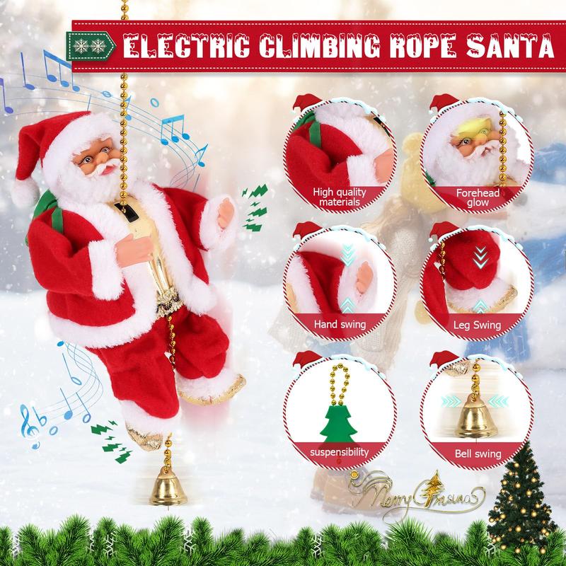 🎅🎄Classic Climbing Beads Santa Claus, Christmas Decorations