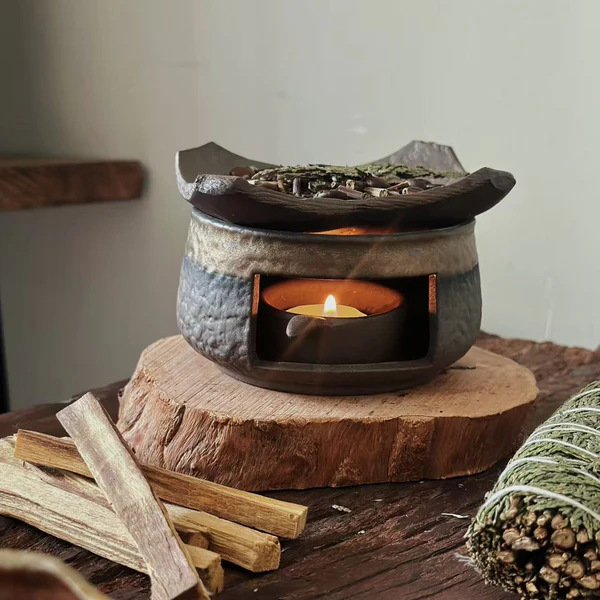 Natural Herbal Candle Aroma Burner