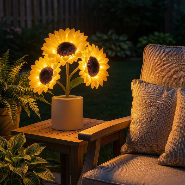 🌻Shimmering Sunflower Lamp