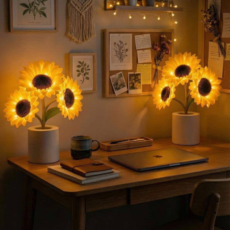 🌻Shimmering Sunflower Lamp