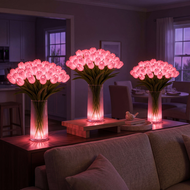 Radiant Romantic Tulip Light