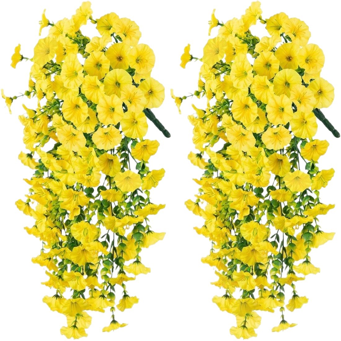 Fake Morning Glory Vine - Seasonless Faux Flowers for Home, Party, Wall & Yard, Perfect as Gifts