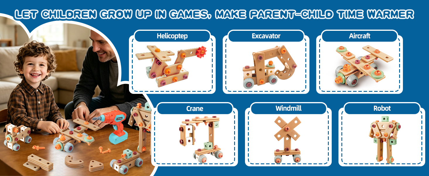 VEAIS Kids Tool Set with Drill