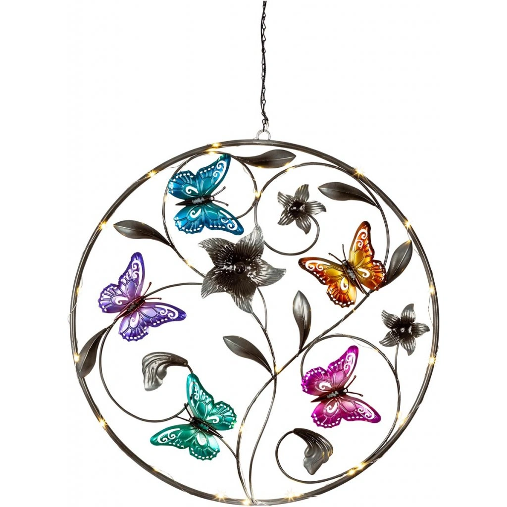 Butterfly Paradise Solar Ornament