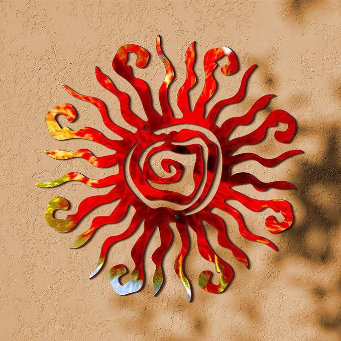 🔥（50% off for a limited time）1pc Wacky  Sun Metal Wall Decoration Statue