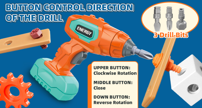 VEAIS Kids Tool Set with Drill