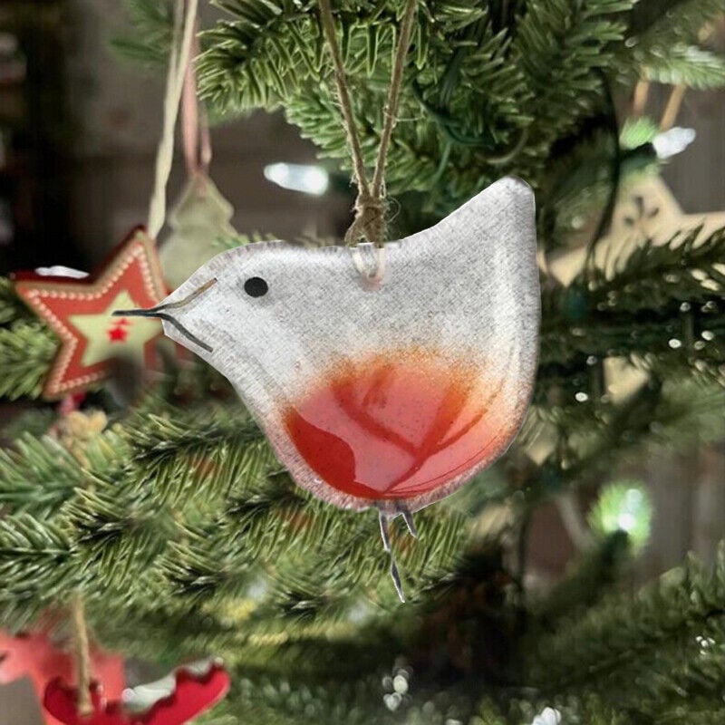 Handmade Fused glass Christmas tree decoration | Christmas Gifts | Glass Art
