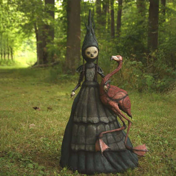 Nightmare Witch Resin Crafts Halloween Garden Decoration