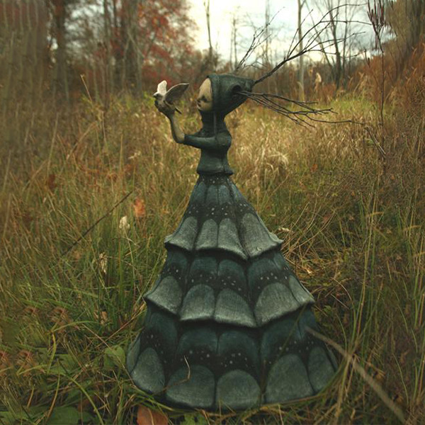Nightmare Witch Resin Crafts Halloween Garden Decoration