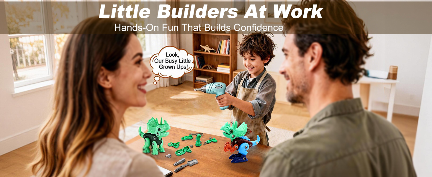 Little Builders At Work