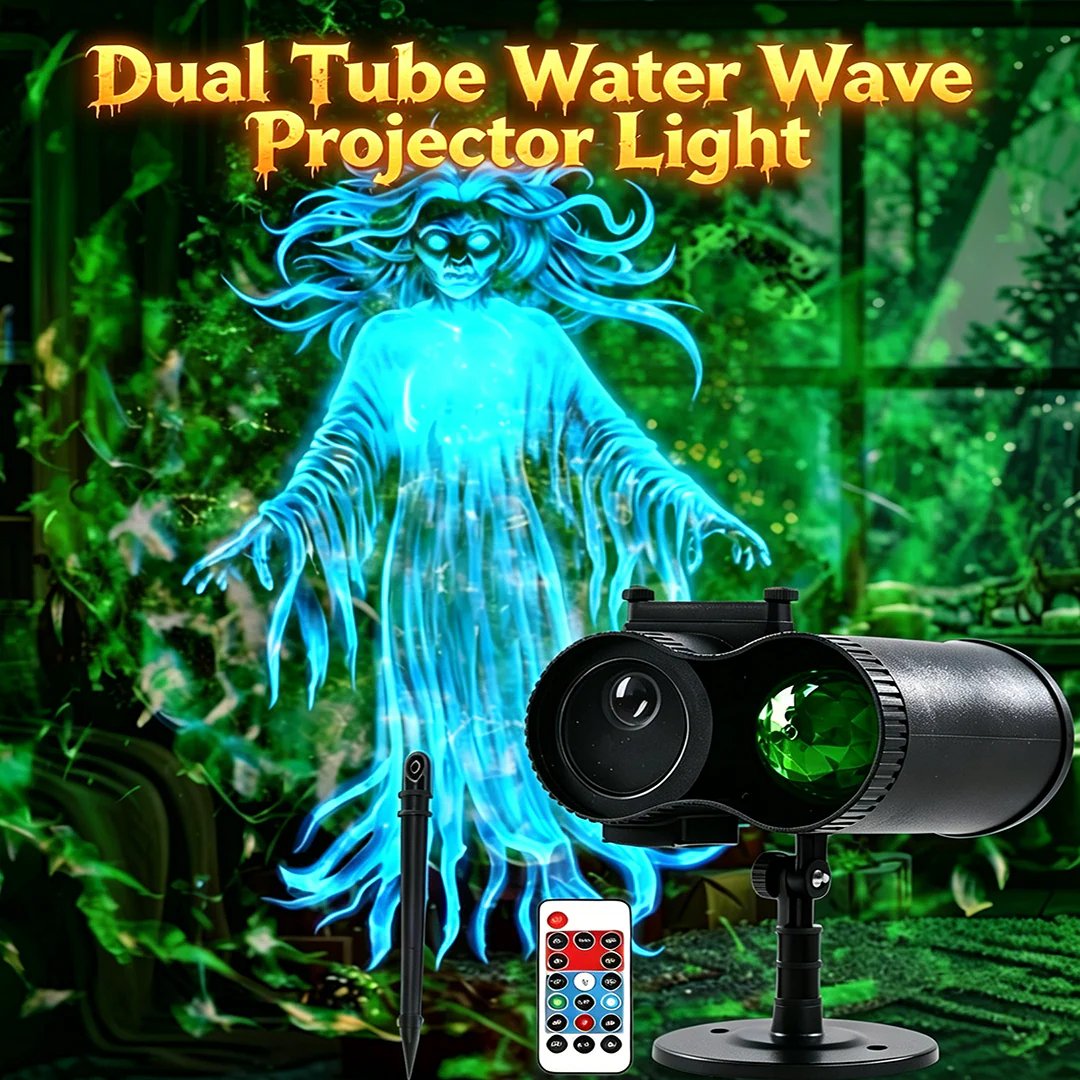 [Copy]🎃Turn Your Home into a Spooky Halloween Wonderland | 12 in 1 Halloween Projector Lights Outdoor 2026 Upgrade 3D Dynamic Window Indoor Decorations