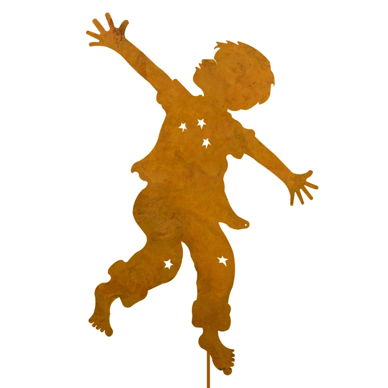 ✨Boy and Girl Dancer Metal Garden Sculpture（Free Shipping）