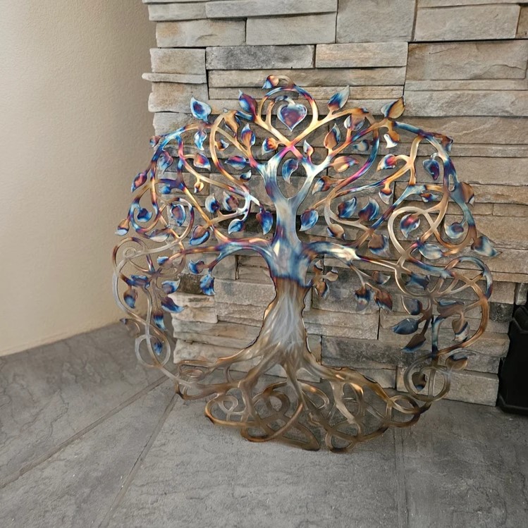 Tree of Life  Metal Wall Art,  Infinity Tree of Life