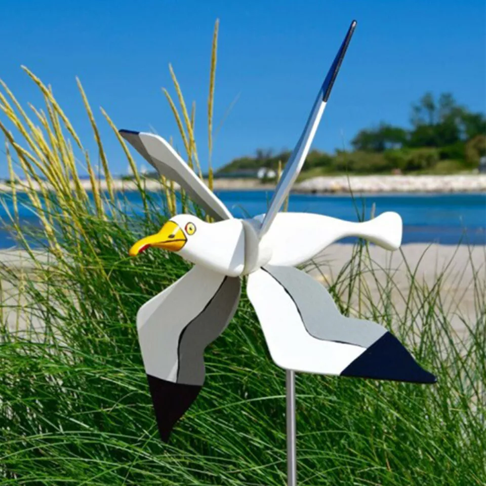 Summer hot selling product - Seagull windmill garden decoration