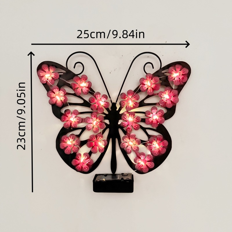 🦋Beautiful Solar Metal Butterfly Garden Light☀️