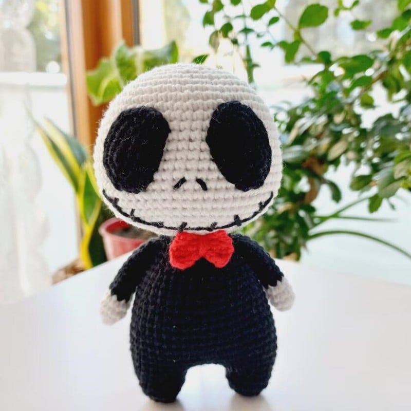 Handmade Crochet Halloween Cute Amigurumi Dolls Decoration