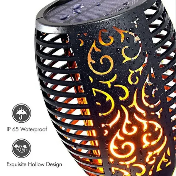 💖 Halloween Outdoor Garden Torch Solar Lights 🏡💡