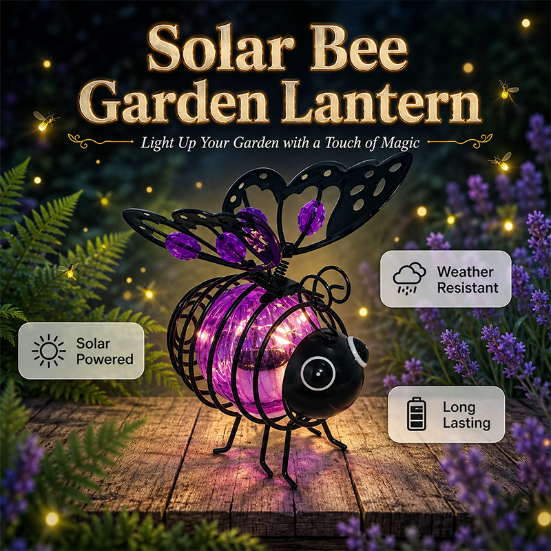 蜜蜂LIMITED-TIME 50% OFF! Hanging Solar Bee Light –Perfect for Garden Parties, Camping, or Kids’ Rooms – Spread Joy Day and Night🌞🌜